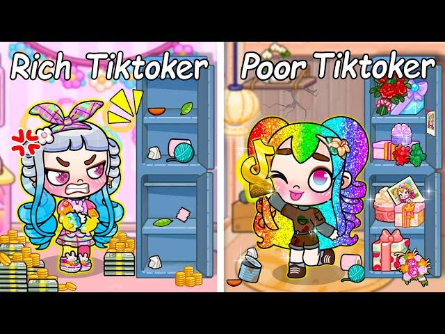 Poor Tiktoker But Popular vs Rick Tiktoker But Unpopular | Sad Story | Avatar World | Pazu Games