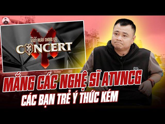 NSND TỰ LONG MẮNG CÁC NGHỆ SĨ ATVNCG: CÁC ANH GIÀ CÒN NGỒI ĐÂY MÀ SAO CÁC BẠN TRẺ Ý THỨC KÉM THẾ