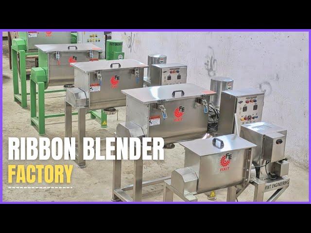 Ribbon Mixer | Ribbon Blender Factory Fixit Engineering