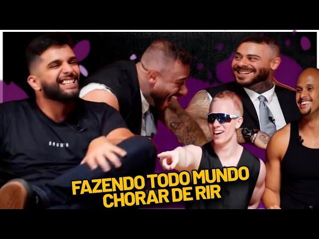 LÉO STRONDA CHORANDO DE RIR COM O IGOR GUEDES "FALA MONSTRO TALK SHOW"