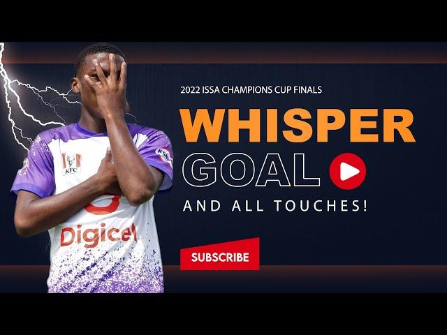 Dujuan "Whisper" Richards FREE KICK GOAL & ALL TOUCHES HIGHLIGHTS | 2022 ISSA Champions Cup Final