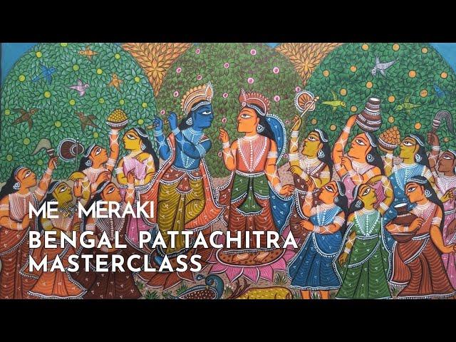 Learn Bengal Pattachitra with MeMeraki | Beginner Friendly Bengal Pattachitra Tutorial |