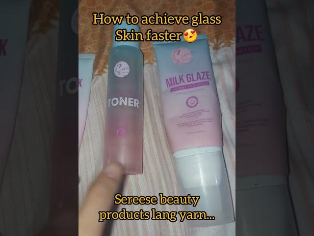 how to achieve glass skin #viral #skincare #beauty #sereesebeauty