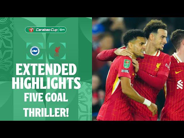 HOLDERS SURVIVE! | Brighton v Liverpool extended highlights