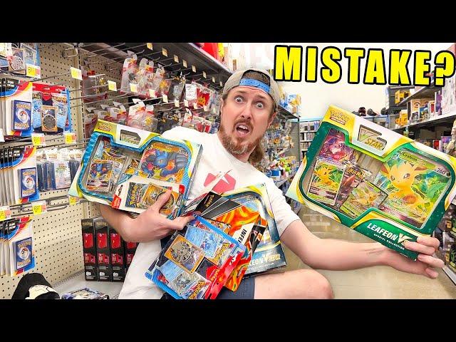 I Bought EVERYTHING on Walmart's Pokemon Card Shelf! (opening them)