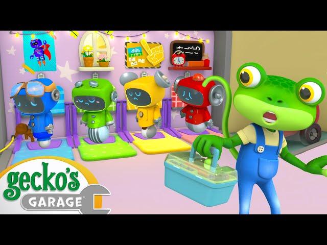 Gecko's Garage - Bedtime for the Sleepy mechanicals | Cartoons For Kids | Toddler Fun Learning