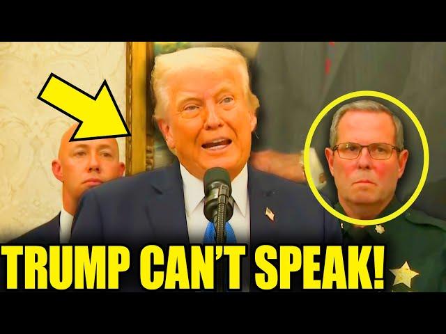Trump LOSES Ability To SPEAK As Handlers VISIBLY PANIC!