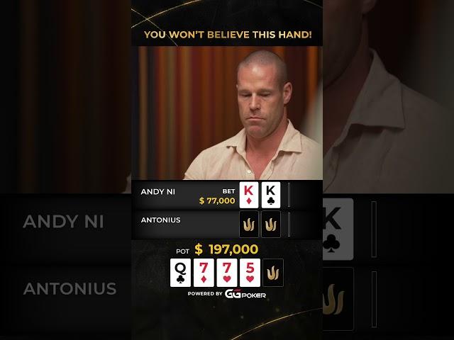 You Won’t Believe This Hand! 🫣 #tritonpoker #poker #shorts