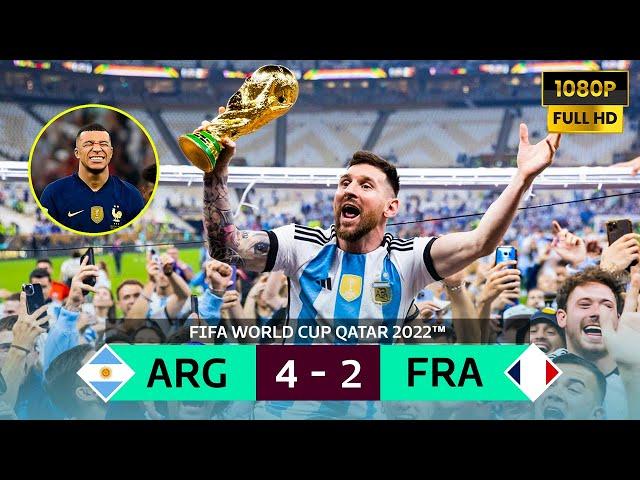 MESSI WON THE TROPHY IN THE BEST AND MOST SHOCKED GREATEST WORLD CUP FINAL EVER