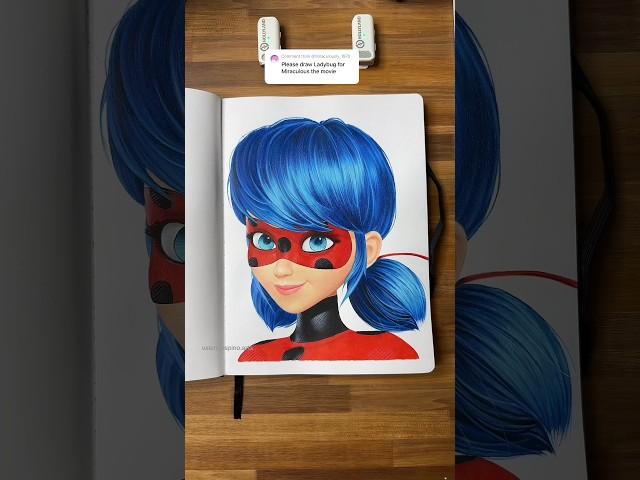 ASMR Drawing Miraculous Ladybug #sketchbook