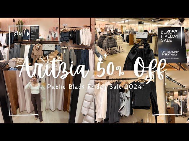 Aritzia Black Friday Public Sale| 50% off items In Store!