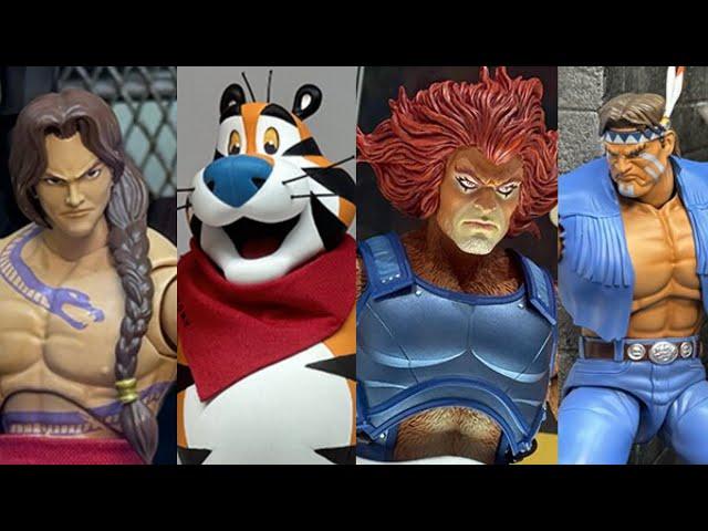 New Street Fighter Jada Toys & Masters of the Universe Mondo action figures on display sdcc 2024