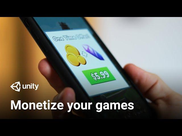 Monetize your games | Adding Rewarded Advertisements