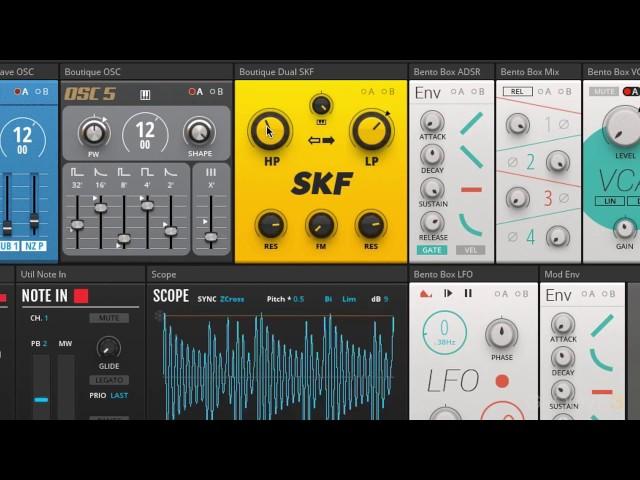 Reaktor Blocks  -  Boutique Modules Tutorial (Groove3 Preview)
