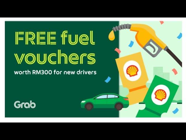 RM300 FREE FUEL VOUCHER FOR NEW DRIVER GRABCAR E-HAILING | UNTIL SEPT 2023