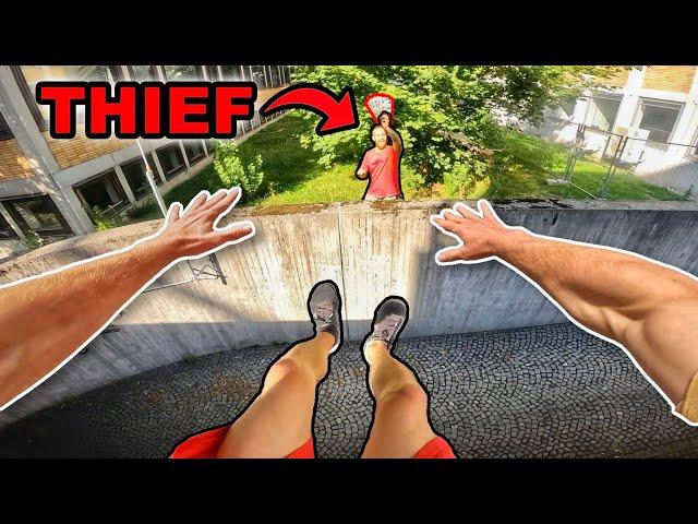 PARKOUR vs THIEF - Parkour POV Chase Munich