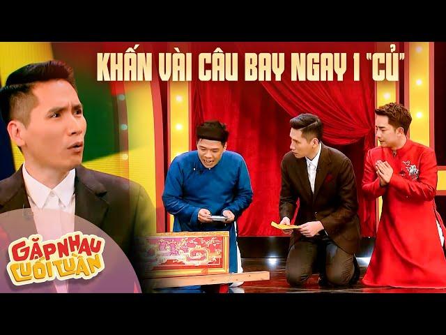 MC Quốc Khánh "NGƠ NGÁC" khi "thầy" khấn vài câu mà BAY NGAY 1 "CỦ" | Gặp nhau cuối tuần 2025