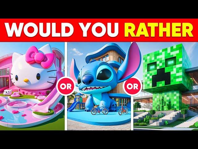 Would You Rather...? Build Your Luxury Fantasy House  Moca Quiz