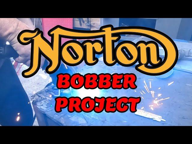Norton Bobber Project (side stand)