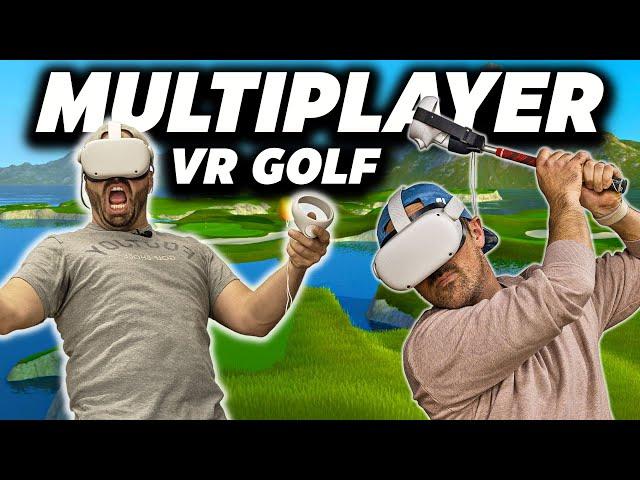 VR Golf Multiplayer? | Oculus Quest 2 Golf+ Gameplay