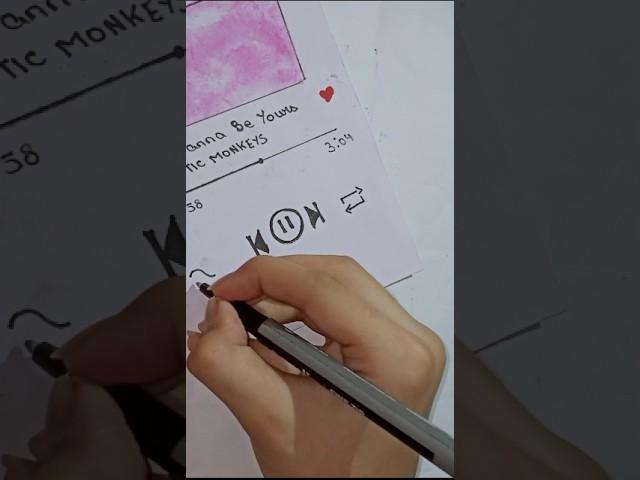 I Wanna Be Yoursssssss... | Playlist drawing #shorts #craft #diy #art #sketch #playlist