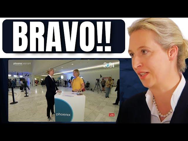 Erstes Interview nach Brandenburg-Wahlen!! Alice Weidel bleibt souverän