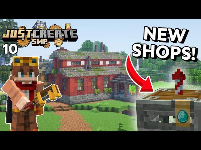 I Built SHOPS using the NEW Create Mod 6.0 Update (#10)
