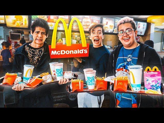 ¡ORDENAMOS TODO EL MENÚ DE MCDONALS! *No debimos hacerlo*