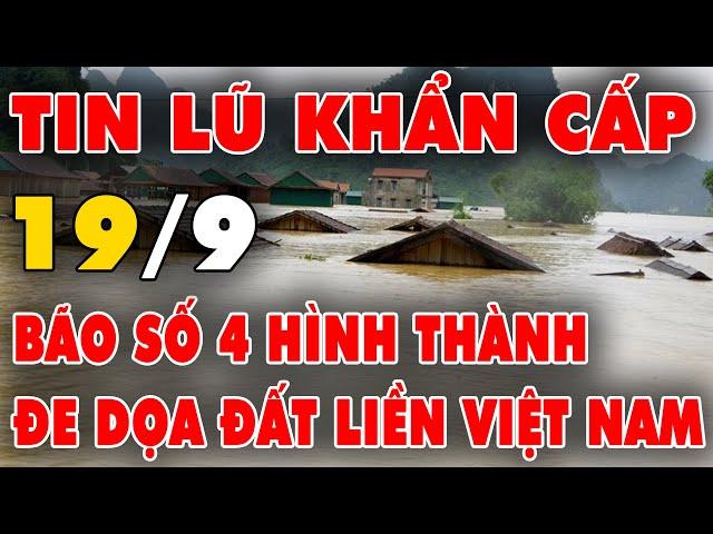  TIN LŨ KHẨN CẤP: Áp thấp mạnh lên thành Bão số 4 diễn biến khó lường, đe dọa đất liền Việt Nam