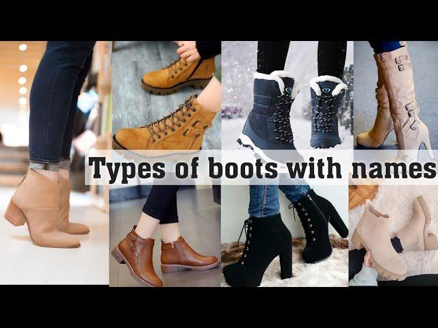 Types of boots with names||boots||boots with names||THE TRENDY GIRL