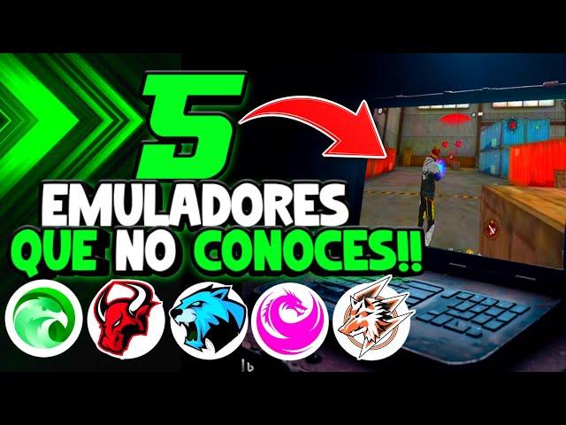 5 EMULADORES QUE TIENES QUE PROBARLO YA!! Como DESCARGAR e INSTALAR FREE FIRE EN PC 2024