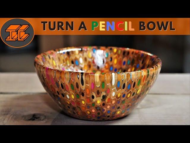 Woodturning Basics: Make a Colored Pencil Bowl