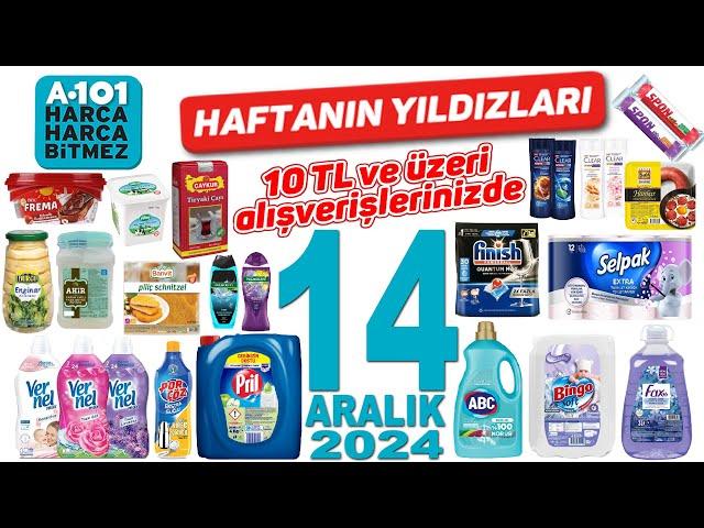 A101 14 ARALIK 2024 | A101 İNDİRİMLERİ BU HAFTA | A101 TEMİZLİK VE GIDA | A101 KAMPANYALI ÜRÜNLER