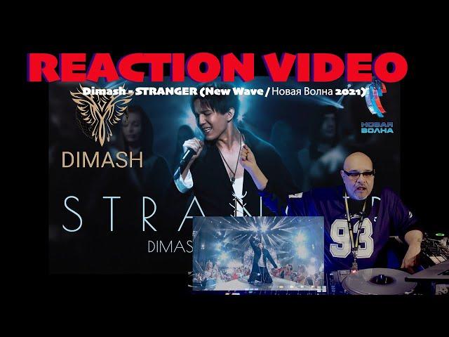 Dimash - STRANGER (New Wave/Новая Волна 2021): Reaction by DJ/Producer Frankie Biggz