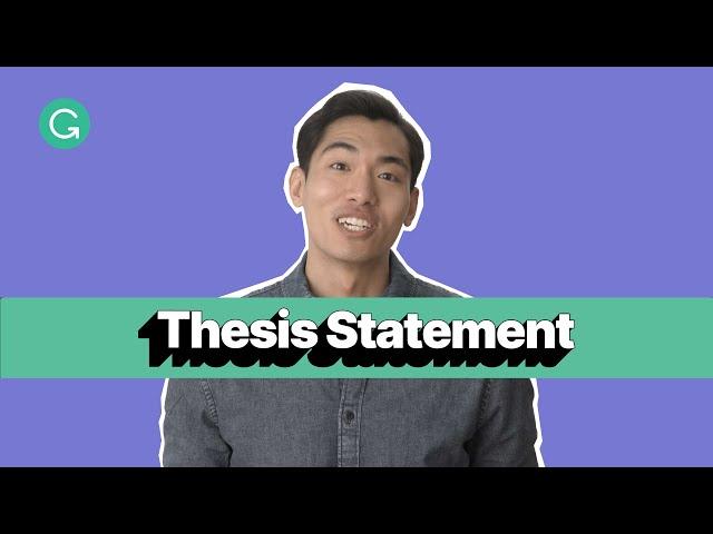 Thesis Statement Writing Guide