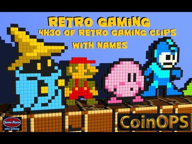 Retro video games Screensaver. 4H30 of HD video