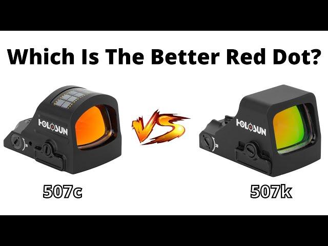 Holosun 507K & 507C Comparison [Plus Green Dot]