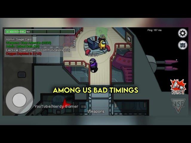 Among Us | Bad Timings (Part -1) | Nerdy Gamer | #Shorts