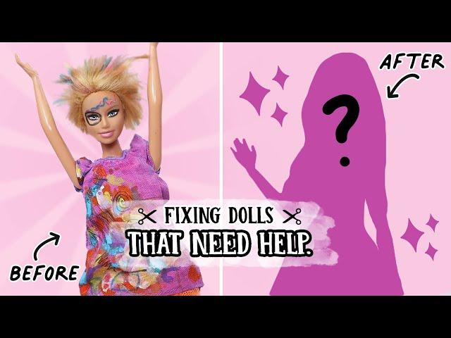 Fixing Dolls That Need Help #6: "Weird Barbie"