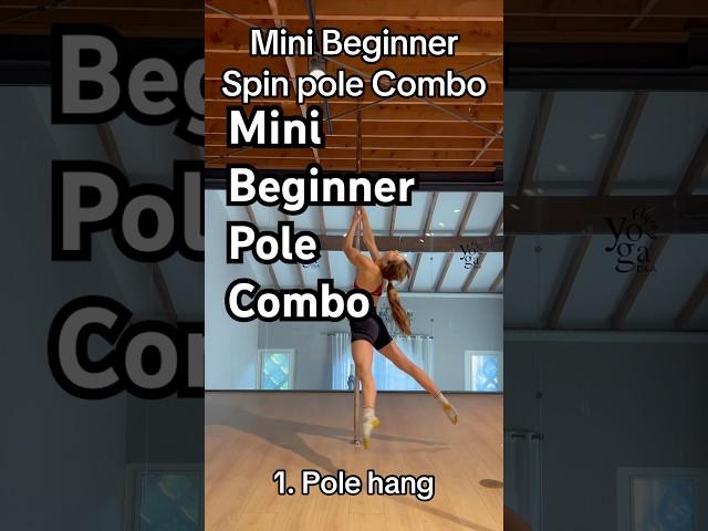 Mini Beginner Pole Dance | Pole Hang Combo #polefitness #poledance