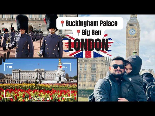 Changing of Guard at #buckinghampalace  | Big Ben in London, UK  | Travel Vlog | theMountainFam