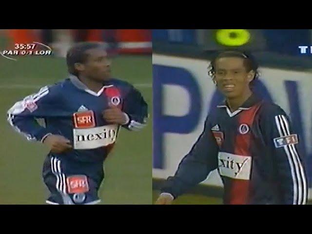 Okocha & Ronaldinho vs Lorient (2002)