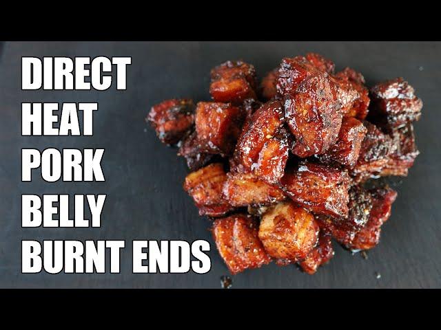 Direct Heat Pork Belly Burnt Ends | Swine & Bovine Barbecue