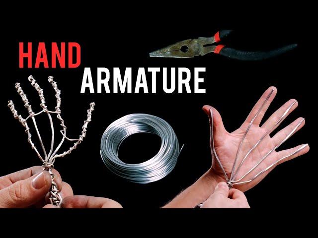 How to Make a Wire Armature for the Hand