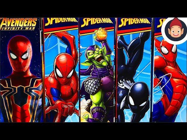 Avengers Infinity War Titan Hero Series Power FX Iron Spider & Titan Hero Series Spider-Man Toys