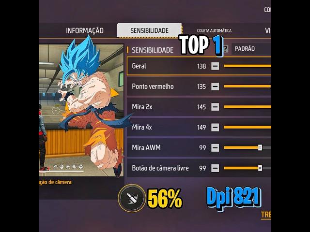 TOP 3 SENSI ATUALIZADA 2025! NOVA ATUALIZAÇÃO! a MELHOR SENSIBILIDADE COM E SEM DPI PARA SUBIR CAPA