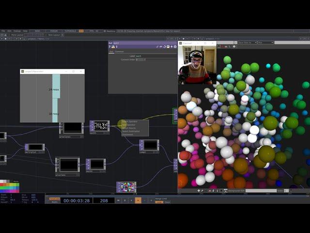 naive collisions in TouchDesigner