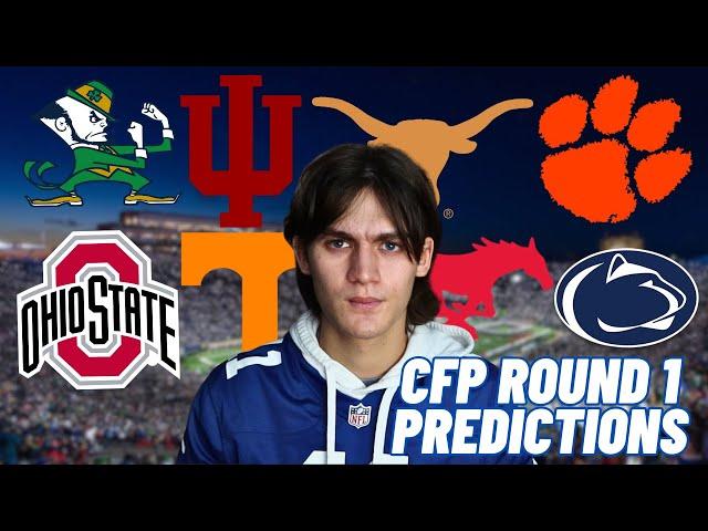 COLLEGE FOOTBALL PLAYOFFS ROUND 1 & BOWL GAMES PREDICTIONS!