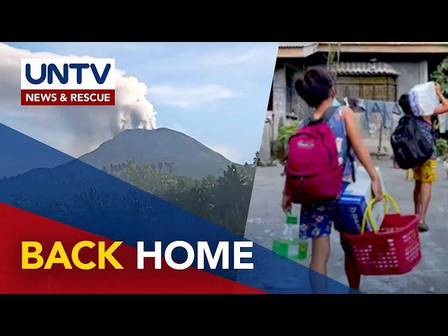 Residents allowed to return home as Mt. Bulusan’s activity declines