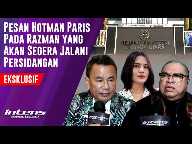 Pesan Hotman Paris Pada Razman Yang Akan Segera Jalani Persidangan